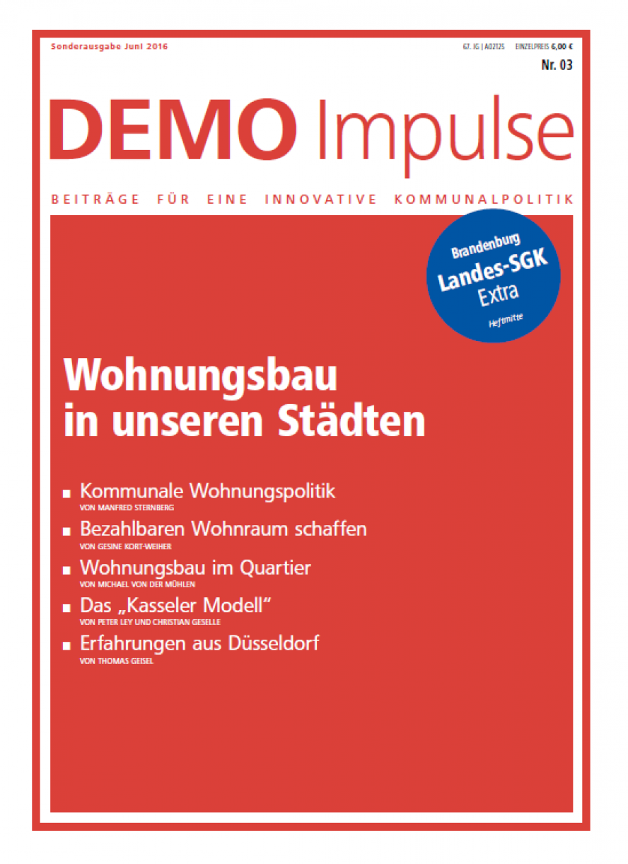 Demo Impulse Nr. 1 / 2016. "Wohnungsbau in unseren Städten"